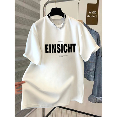 长袖宽松中长款加厚百搭纯棉磨毛