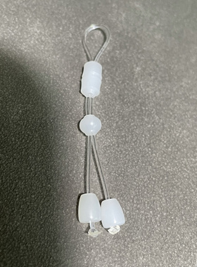 2.4克配珠新疆和田玉白玉籽料配珠配饰弟子珠一套白度一级细度好