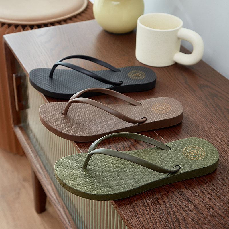 人字拖简约时尚休闲风纯色韩版外出居家沙滩潮流百搭夹脚拖鞋平底,女鞋,人字拖,淘宝优惠券,粉丝福利购,淘宝优惠卷