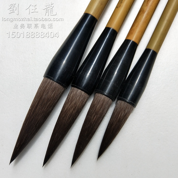 张木成笔庄祖传制笔湖笔大楷对联榜书专用笔大灰狼纯狼毫提斗毛笔