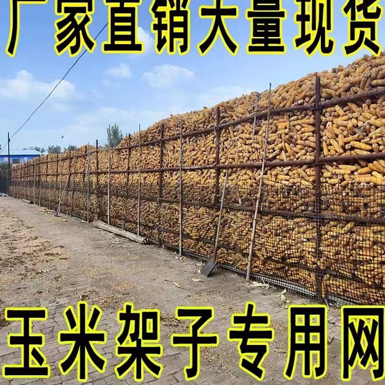 特厚加筋玉米网塑料围栏网圈玉米专用网玉米架子网果园鱼塘隔离网