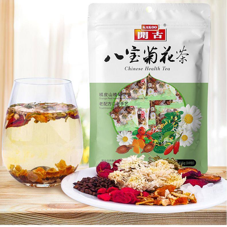 开古八宝菊花枸杞决明子茶清凉冰菊茶金银花橘皮栀子山楂茶,茶,再加工茶/配方茶/调味茶,淘宝优惠券,粉丝福利购,淘宝优惠卷