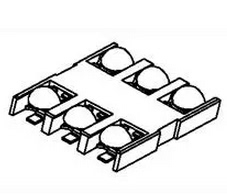 47312-1001 473121001 全新原装2.54mm间距PC卡座连接器Molex供应