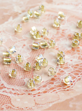 MIYUKI绿色8/0三角刺绣玻璃珠手工diy绣串珠钉珠散珠材料御幸TR