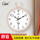 康巴丝挂钟鹿头石英钟表静音客厅卧室艺术装 饰表现代创意电子钟表
