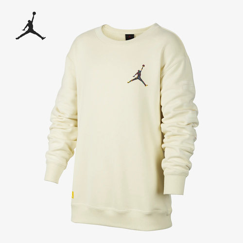 Nike/耐克正品Air Jordan大童运动法式毛圈卫衣FD9364-113