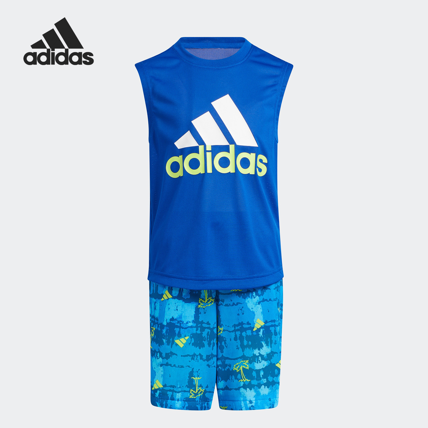 阿迪达斯正品小童短袖套装