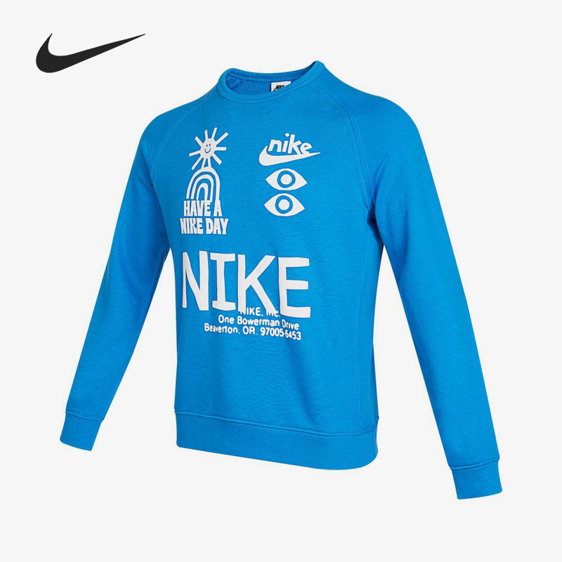 耐克男女大童运动套头圆领卫衣