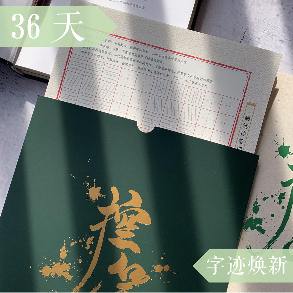零基础练字入门到精通硬笔控笔训练纸练习本大学生初学者教程正姿