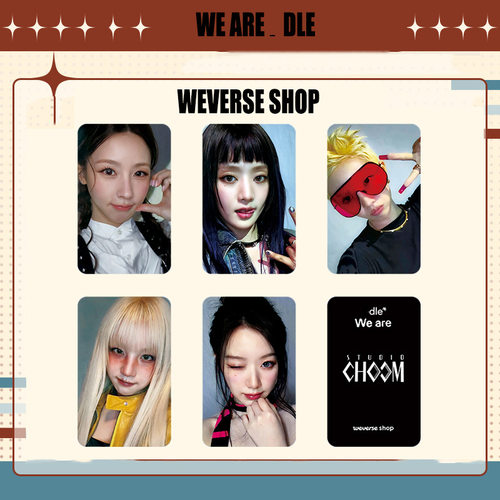 gidle专辑WE ARE周边快闪卡照片卡米妮 yuqi明星GIDLE小卡自印ins