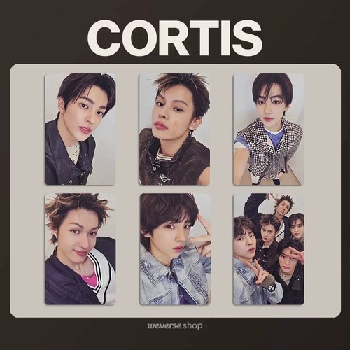 CORTIS组合周边AAA特典卡 Weverse POB小卡 wvs特典自印马丁小卡