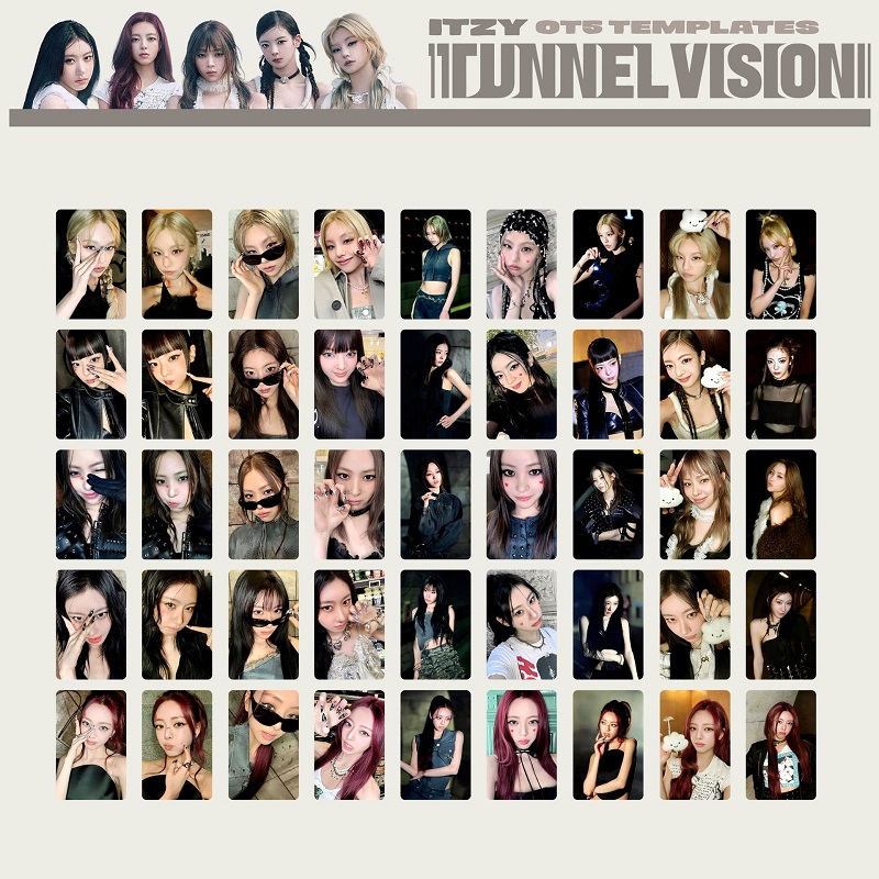 itzy迷你专辑TUNNEL VISION特典卡黄礼志申留真申有娜李彩领小卡