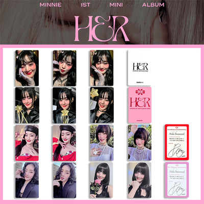 (G)I-DLE Minnie SOLO专辑HER周边女娃特典小卡 金米妮自印小卡