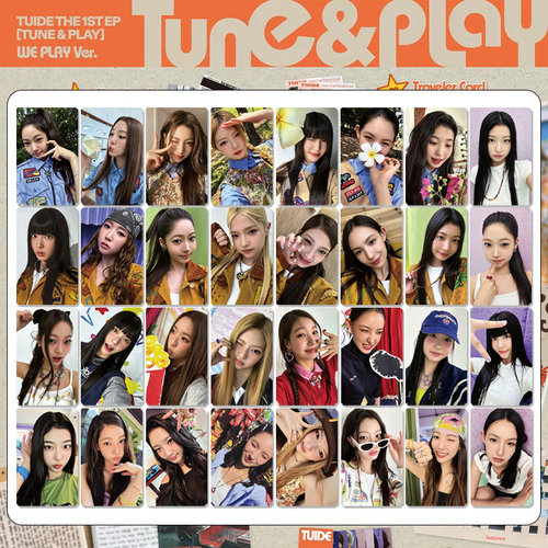 TUIDE 专辑卡TUNE & PLAY 随机卡明信片POB卡 SC自印双面小卡周边
