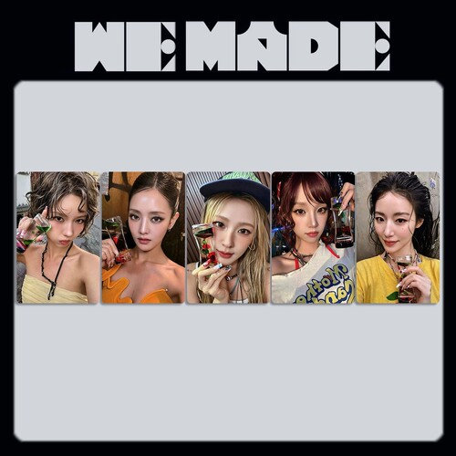 IDLE女娃WE MADE特典自印3寸小卡 Gimme That Love香水小卡特典卡
