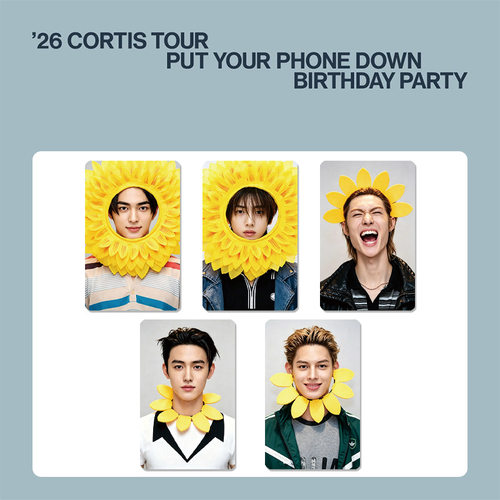 CORTIS巡演PUT YOUR PHONE DOWN随机卡自印 BIRTHDAY PARTY主题卡