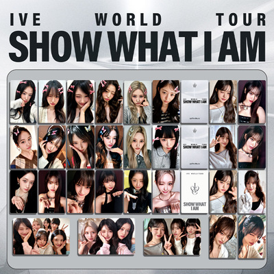 IVE张元英 WHAT I AM世巡卡场周卡特典卡明信片幸运卡芙自印小卡