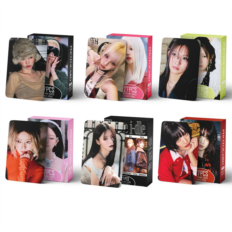 127pc I-DLE新专辑We Are周边小卡宋雨琦舒华田小娟MINNIE美延ins
