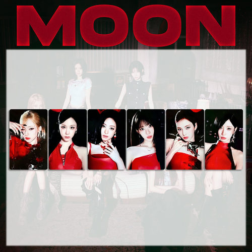 宝怪BABYMONSTER特典卡MOON打歌卡 MCD REPO小卡周边自制 郑雅娴