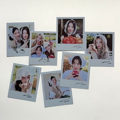 idle 宋雨琦2026 台历拍立得特典自印双面小卡 Polaroid小卡收藏