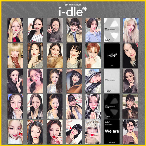 i-dle专辑We are周边明星宋雨琦特典卡 GIDLE随机卡线下自印小卡