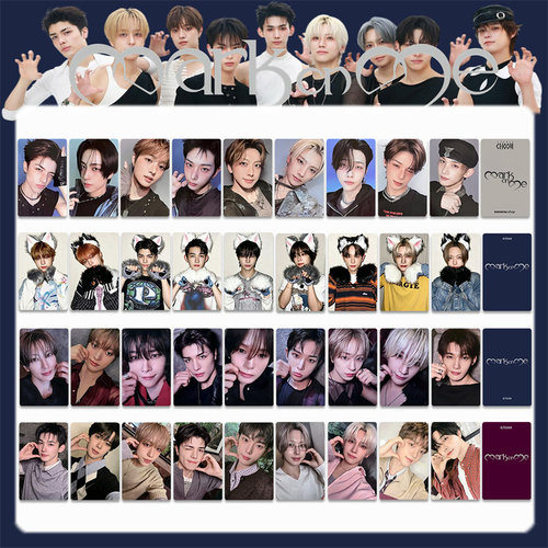 TEAM岸专辑andTEAM小卡Mark On Me特典卡打歌卡 周边自制照片卡