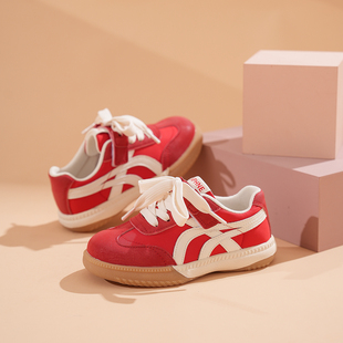 运动休闲鞋 复古轻便经典 1078 儿童运动鞋 达芙妮女童鞋