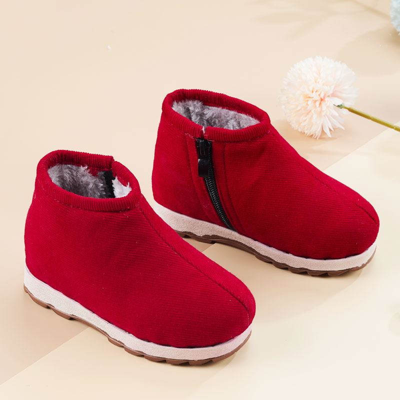 保暖加绒儿童棉鞋休闲冬季