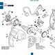 3200原装 博世BOSCH电动工具电钻TBM 配件碳刷套组 正品 1000