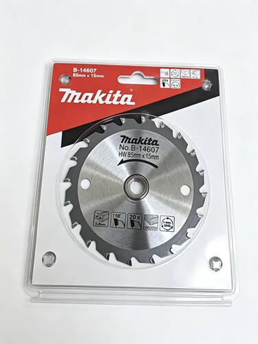 牧田木工合金3寸内孔锯片B-14607木工锯片85mm*15mm 20x2.0mm20齿