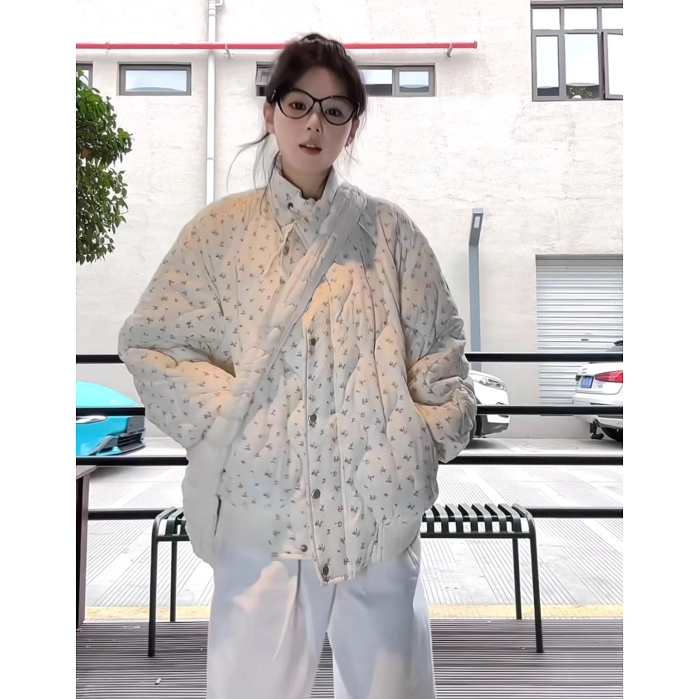 韩系甜美羽绒棉服冬季新款