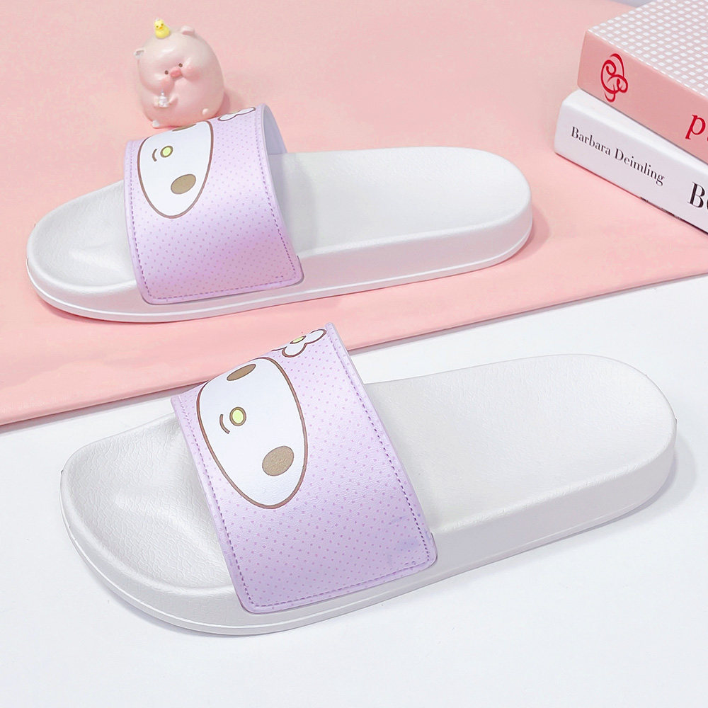 thumbnail for Summer cute cartoon Melody bathroom beach casual daily ins versatile student slippers soft sole sandals for women