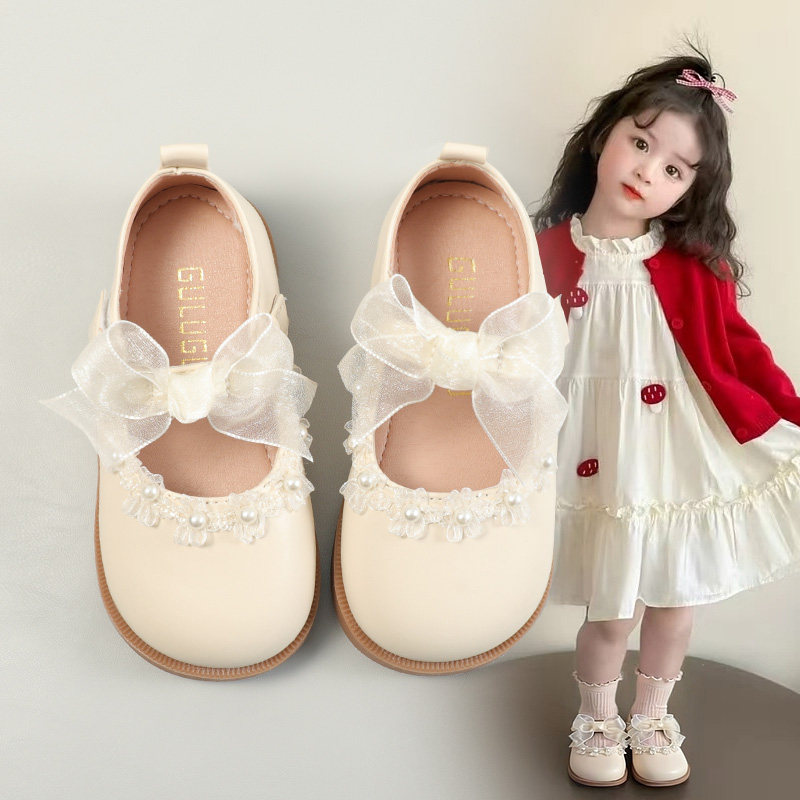 女童鞋儿童公主水晶小皮鞋2025春秋新款春季洋气单鞋女宝宝豆豆鞋,童鞋/婴儿鞋/亲子鞋,皮鞋,淘宝优惠券,粉丝福利购,淘宝优惠卷