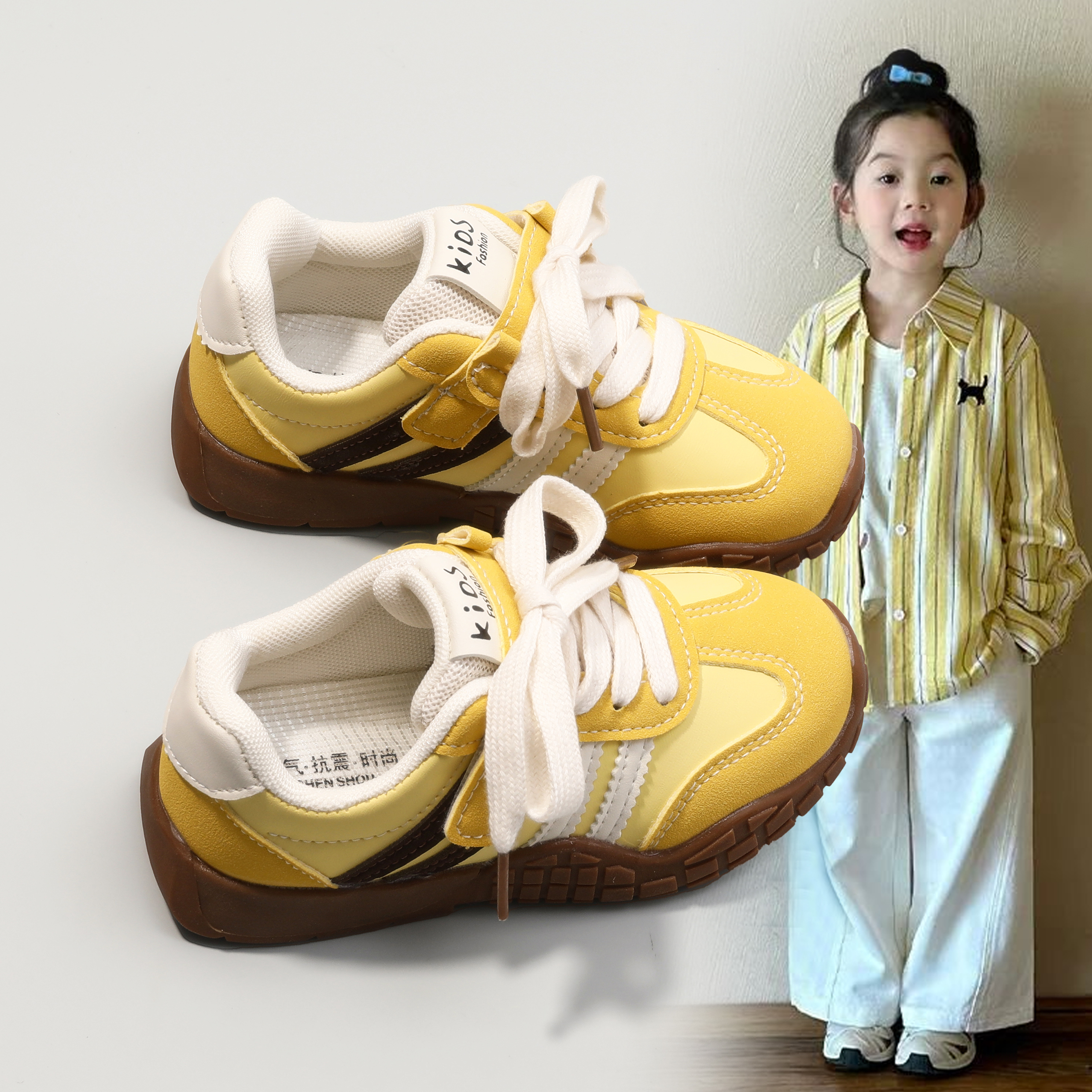 女童阿甘鞋中大童软底板鞋