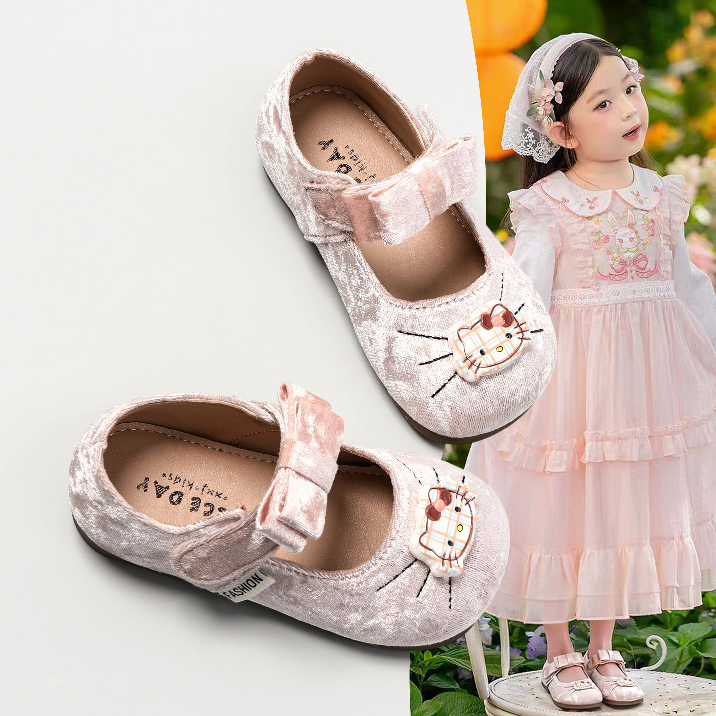 女宝宝小皮鞋软底公主鞋