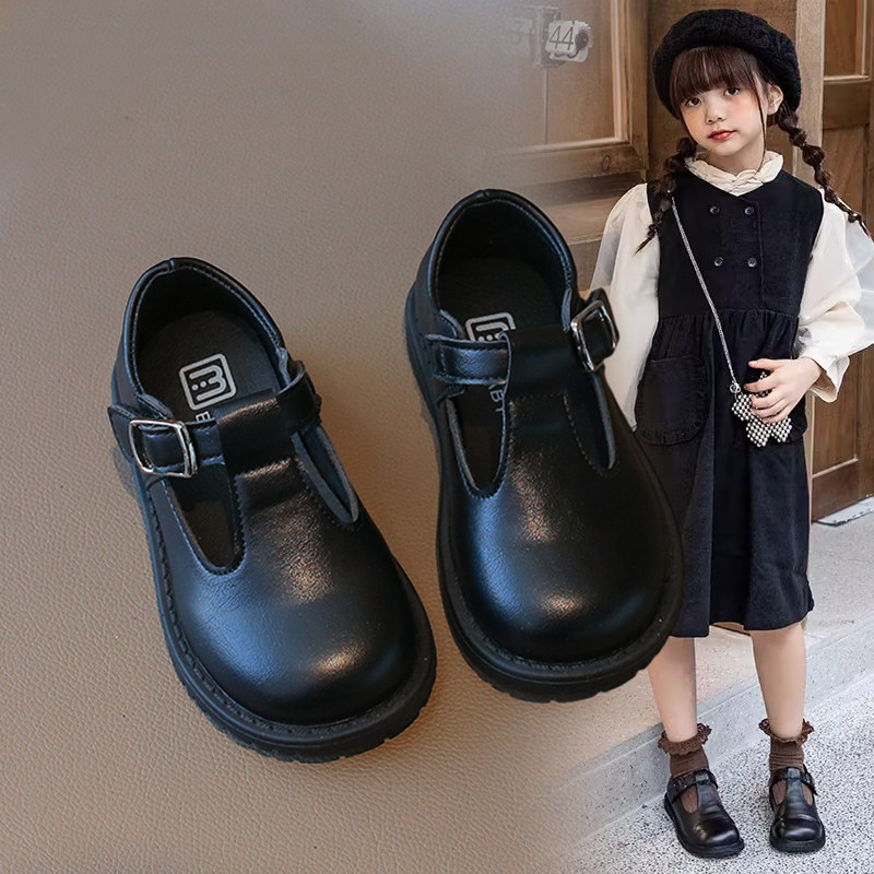 儿童学院风小皮鞋2025春季款女童单鞋防滑软底公主鞋中小童豆豆鞋,童鞋/婴儿鞋/亲子鞋,皮鞋,淘宝优惠券,粉丝福利购,淘宝优惠卷