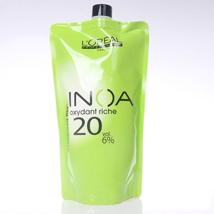 正品欧莱雅第二代伊诺雅双氧奶1L双氧油染发膏上色双氧乳