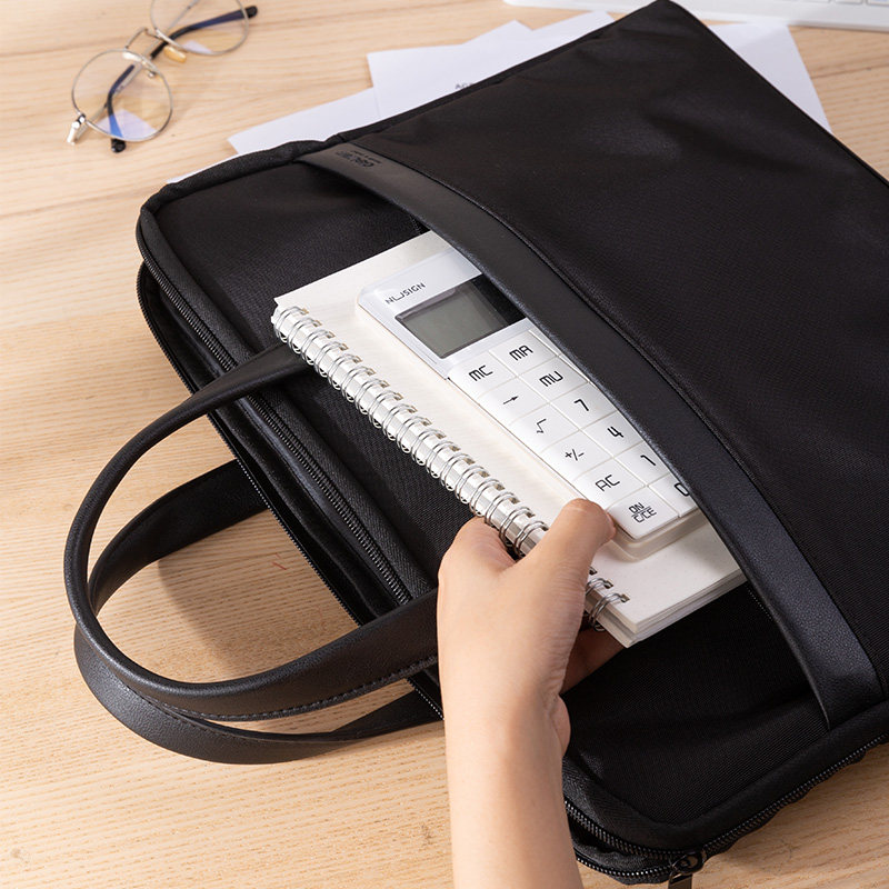 델리 서류 가방 63751 휴대용 서류 가방 휴대용 지퍼 파일 가방 파일 가방 대용량 비즈니스 가방 사무실 수납 가방 수납 가방 핸드백