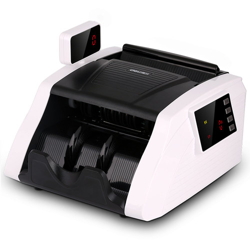 得力3925S验钞机银行点钞机2019新版人民币办公迷你家用便携小型旋转屏点钞机