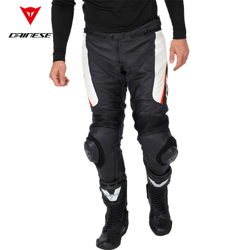 意大利Dainese DELTA 3户外骑行裤皮裤防摔护具真皮牛皮裤男