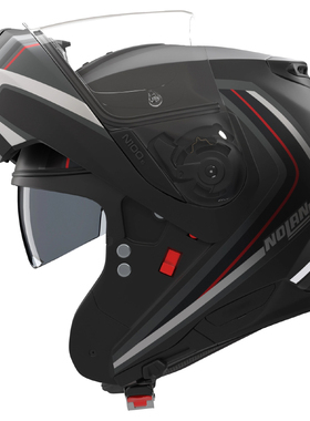 意大利Nolan诺兰N100-6揭面盔四季旅行盔翻转防雾双镜片全盔