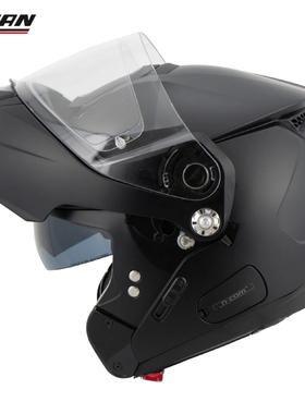 意大利NOLAN诺兰 N90-2揭面盔户外骑行头盔哑黑男女四季防雾全盔