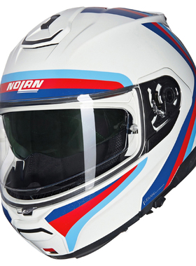 意大利Nolan诺兰N100-6揭面盔四季旅行盔翻转防雾双镜片全盔