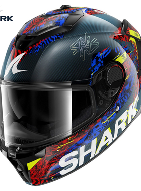 法国鲨鱼Shark Spartan GP Pro碳纤维骑行全盔户外摩旅出游防雾骑