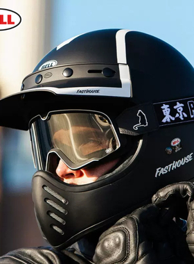 美国Bell贝尔 Moto-3复古经典头盔越野骑行头盔安全帽