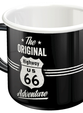 德国US Highways搪瓷杯家用办公室喝水杯