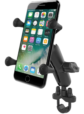 RAM Mounts车把安装座 X-Grip 和连接臂普通智能手机安装车把支架