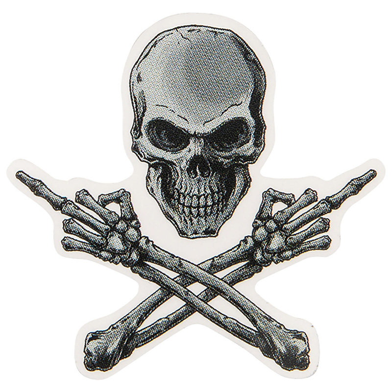 lethal threat贴纸摩托车汽车装饰贴纸个性骷髅贴纸