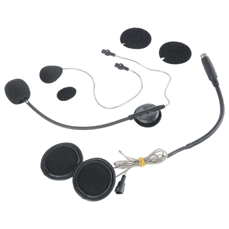 ALBRECHT通用头盔耳机 Cohs带电缆和鹅颈麦克风的耳机