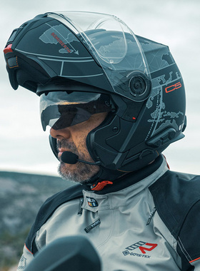 德国Schuberth C5揭面盔户外骑行头盔冒险翻盖头盔